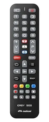 Zdjęcie produktu dla Meliconi 808063, TV, Podczerwień, Naciśnij przyciski, Czarny