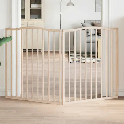 Produktbild von Möbel 2-tlg. Hundetor Faltbar 160 cm Pappelholz - Sonstiges Hundezubehör 352210