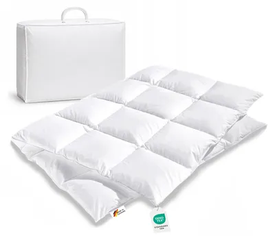Produktbild von Extra warme 100% sibirische Daunen Bettdecke Daunendecke 155x220 1400g