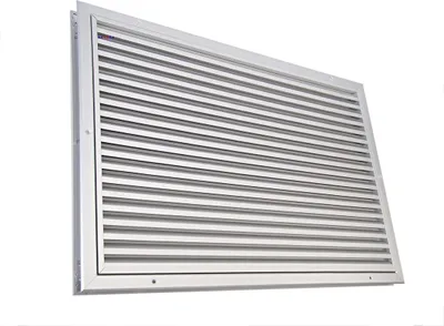 Produktbild von Lüftungsgitter LG 6040 DORAA Lamellengitter Alu 635 x 435 mm Zuluft Abluftgitter