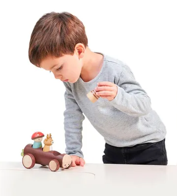 Produktbild von Tender Leaf Toys 7508386, Auto, 0,3 Jahr(e), Holz, Braun, Holz