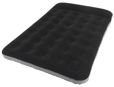 Productafbeelding van Opblaasbaar matras Outwell Classic met kussen en pomp, dubbel, zwart/grijs