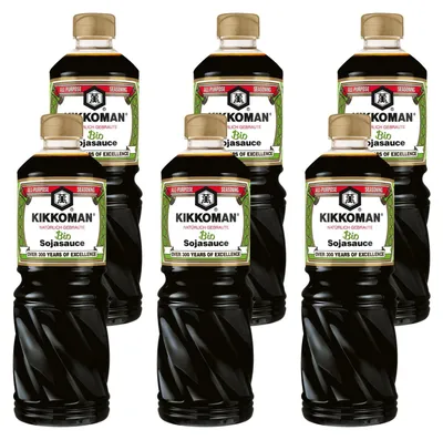 Produktbild von Kikkoman Soja-Sauce - 6x 1000ml