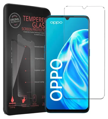 Immagine prodotto di 2x vetro blindato per la protezione dello schermo in vetro dell'OPPO A15