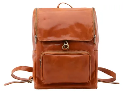Image de Sac bandoulière pour femmes en cuir véritable Vacchetta, avec fermeture éclair et compartiments, fabriqué en Italie