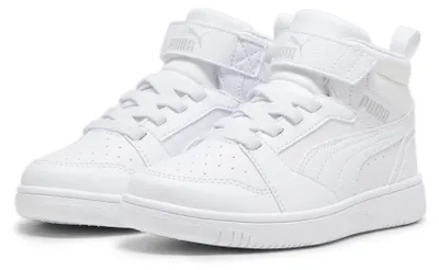 Produktbild von Puma Uni Kids Puma Rebound V6 Mid Ac+ Ps Sneakers, Puma White-Cool Light Gray