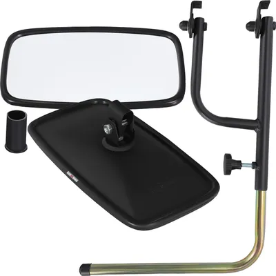 Produktbild von KOTARBAU® Traktor Spiegel Universal 28,5 x 15,5 cm PVC Teleskop Spiegelhalter für Rückspiegel 48-71 x 33 cm Traktor LKW Spiegel Rückfahrspiegel mit Halterung Spiegel Landwirtschaft Spiegelarm