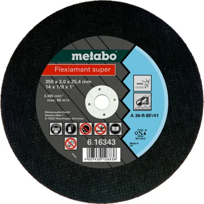 Obrázok produktu pre Metabo Flexiamant super 350x3,0x25,4 Inox, 616343000