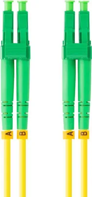 Produktbild von 5m lanberg mono lc/apc-lc/apc duplex fiber patch cord g657a1 lszh gelb