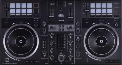 Produktbild von Hercules DJControl Inpulse 500, 6,3 mm, 3.5 mm/6.35 mm, USB, Windows 10, Mac OS X 10.12 Sierra, Mac OS X 10.13 High Sierra, Mac OS X 10.14 Mojave, Mac OS X 10.15 Catalina,..., Intel Core i3