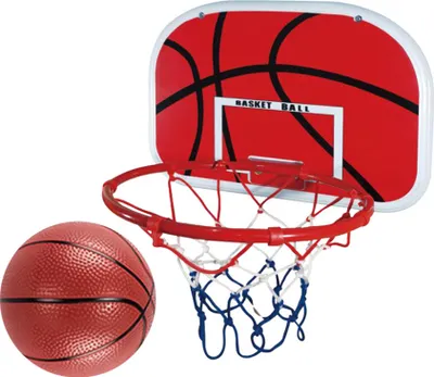 Produktbild von Basketballkorb für den Innenbereich, Mini-Basketballkorb-Set für Kinder mit Ballnetz und Luftpumpe, Indoor-Sportspielzeug