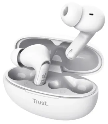 Zdjęcie produktu dla Trust Yavi Zestaw suchawkowy True Wireless Stereo (TWS) Douszny Poczenia/muzyka USB Type-C Bluetooth Biay