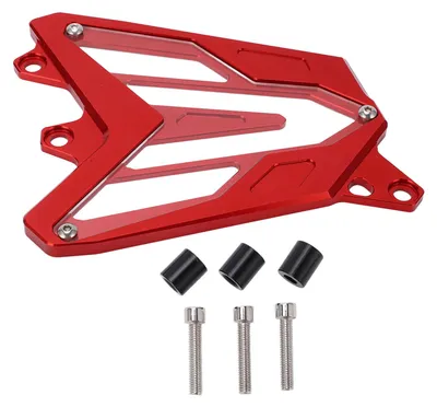 Produktbild von Vordere Kettenradabdeckung, CNC-Aluminiumlegierung, Motorkettenschutz, Ersatz für MT-07 FZ-07 XSR700Red