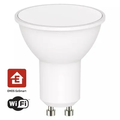 Produktbild von EMOS GoSmart CCT+RGB LED-Lampe dimmbar 4,8W GU10 WiFi ZQW832R