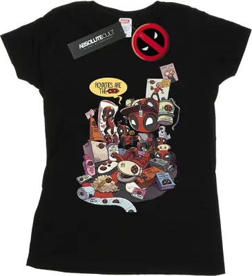 Produktbild von Marvel - "Merchandise Royalties" T-Shirt für Damen BI18036 (M) (Schwarz)