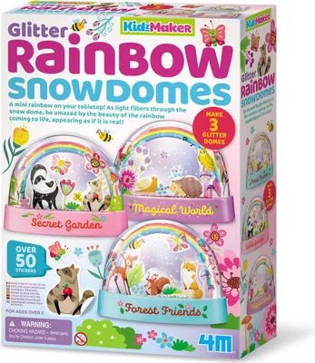 Produktbild von 4M Glitterbollen Regenboog