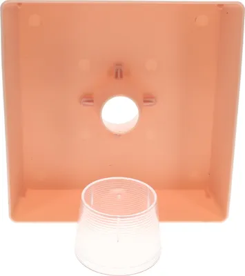 Produktbild von Futtertrog 1 Liter quadratisch, flach