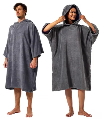 Immagine prodotto di Poncho da spiaggia con cappuccio e tasche