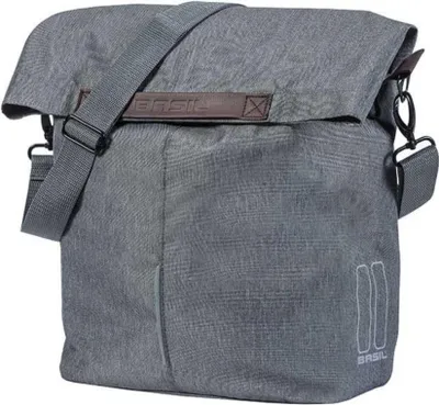 Produktbild von Basil City Einzel-Fahrradtasche 14-16 l - Grau