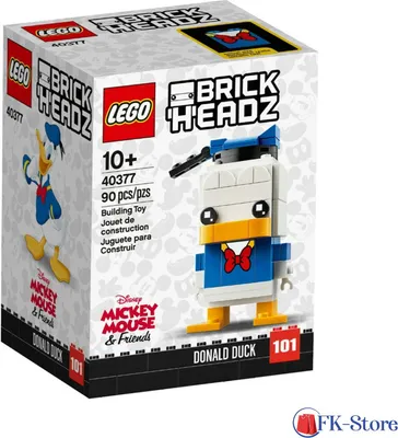 Produktbild von LEGO® BrickHeadz 40377 Donald Duck