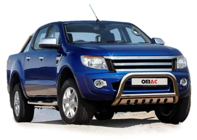 Image de Pare-Buffle Avant Pour Ford Ranger 2011-2015 Argent