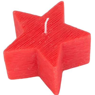 Produktbild von Verk 26233 Weihnachtsdekoration – Duftkerze mit rotem Stern