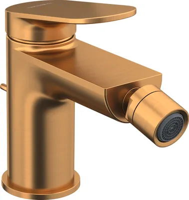 Immagine prodotto di Duravit Wave Mitigeur monocommandé pour bidet, saillie 128 mm, avec garniture découlement, WA2400001004, WA2400001004