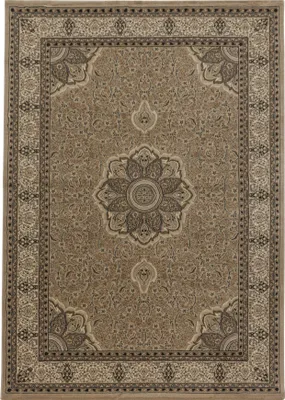 Produktbild von Orient Teppich Wohnzimmer Beige 300x400 Rechteck modernes oder klassisches orientalisches Design