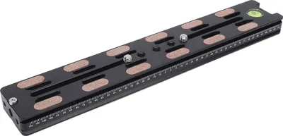 Immagine prodotto di Adattatore per piastra a sgancio rapido da 230 mm, lega di alluminio, base di montaggio per treppiede fotografico con viti da 1/4 3/8 pollici per fotocamere DSLR, stabilizzatore
