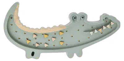Obrázek produktu pro Little Lights noční lampička krokodýl pastelová khaki