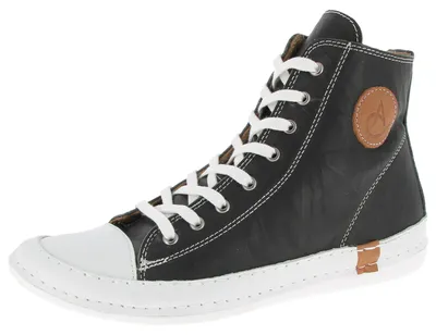 Image de Baskets montantes pour femmes Andrea Conti, modèle décontracté avec des détails distinctifs, référence 0025902, couleur : [couleur non spécifiée]
