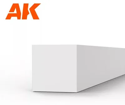 Imagen del producto de Tiras de estireno AK Interactive, dimensiones 3.00 x 3.00 x 350 mm (6 unidades) (AK-6533)