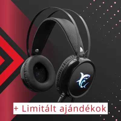 Produktbild von White Shark Margay Gamer-Kopfhrer mit Mikrofon, 7 Farben, ergonomischen groen Pads, komfortabler, klarer Klang