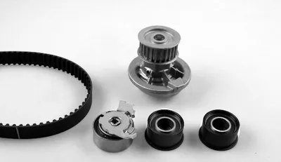 Produktbild von HEPU PK03163 Zahnriemensatz + Wasserpumpe für CHEVROLET CAPTIVA (C100, C140) für OPEL ANTARA VECTRA B (36) Frontera B SUV (U99) VECTRA B Caravan (31)