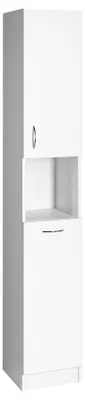 Produktbild von Aqualine SIMPLEX ECO Hochschrank mit Wäschekorb 30x180x30cm