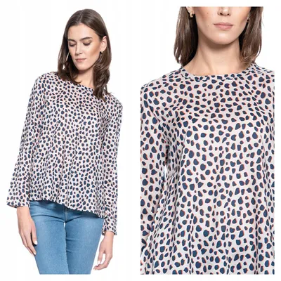 Produktbild von Mustang | EMMA C LEOPRINT S Damenbluse
