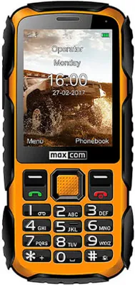 Produktbild von MaxCom MM920Y, Balken, 7,11 cm (2.8"), 240 x 320 Pixel, 2 MP, Bluetooth, Gelb