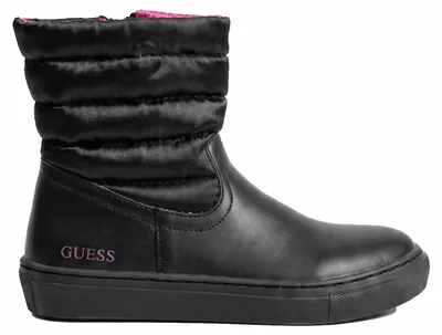 Zdjęcie produktu dla Guess, buty dla dzieci, botki na zamek, czarne, rozmiar 32