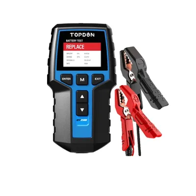 Obrázek produktu pro Tester autobaterií, 2,4" LCD displej, kompatibilita s 12V/24V, BT200
