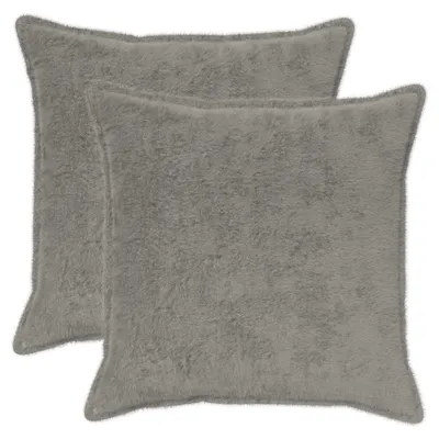 Obrázok produktu pre vidaXL Vankúšový poťah, 2 kusy, farba: svetlosivá, rozmer: 70 x 70 cm