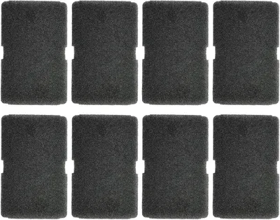 Zdjęcie produktu dla Filtry do suszarki 240 x 155 x 10 mm, 8 szt., poliuretan, czarny, do suszarki bębnowej