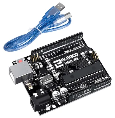 Produktbild von ELEGOO UNO R3 Mikrocontroller Board mit USB-Kabel kompatibel mit Arduino