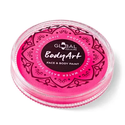 Image de Peinture faciale rose fluo Global