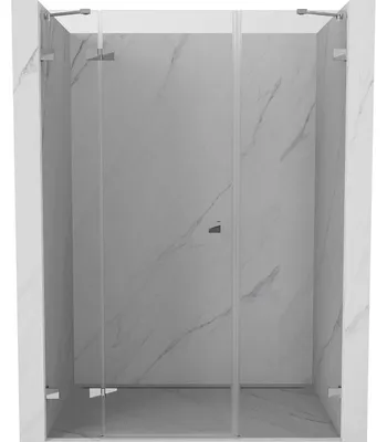 Obrázek produktu pro Mexen Lunar sprchové dveře výklopné levé 120 cm, transparentní, chrom - 834S-120-050-01-00-L