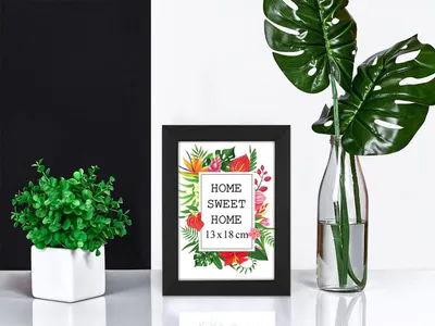 Produktbild von MG Design Set aus 3 Schwarz Bilderrahmen 100 x 140 cm - Aus echtem Holz mit Acrylglas, zum Aufhängen & Aufstellen, für Fotos, Poster & Puzzle
