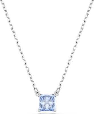Produktbild von Swarovski Uni Matrix Halskette mit Anhänger Blau Kristall 5723568