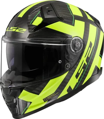 Produktbild von LS2 FF811 Vector II C Strong Helm : carbon-neongelb 2XL (63/64)