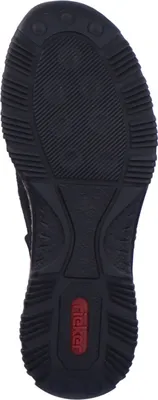 Produktbild von Rieker Damen Boot Stiefelette sportlich dynamische Optik tolle Strukturen N3275, Größe:39 EU, Farbe:Schwarz