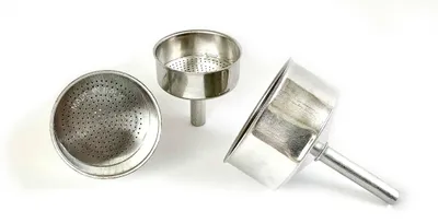 Alu-Trechter für Espressokocher, 9 Tassen, 7,5 cm