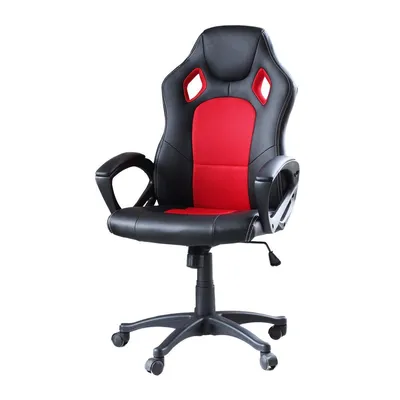 Obrázek produktu pro Herní židle s barevným opěradlem, červená